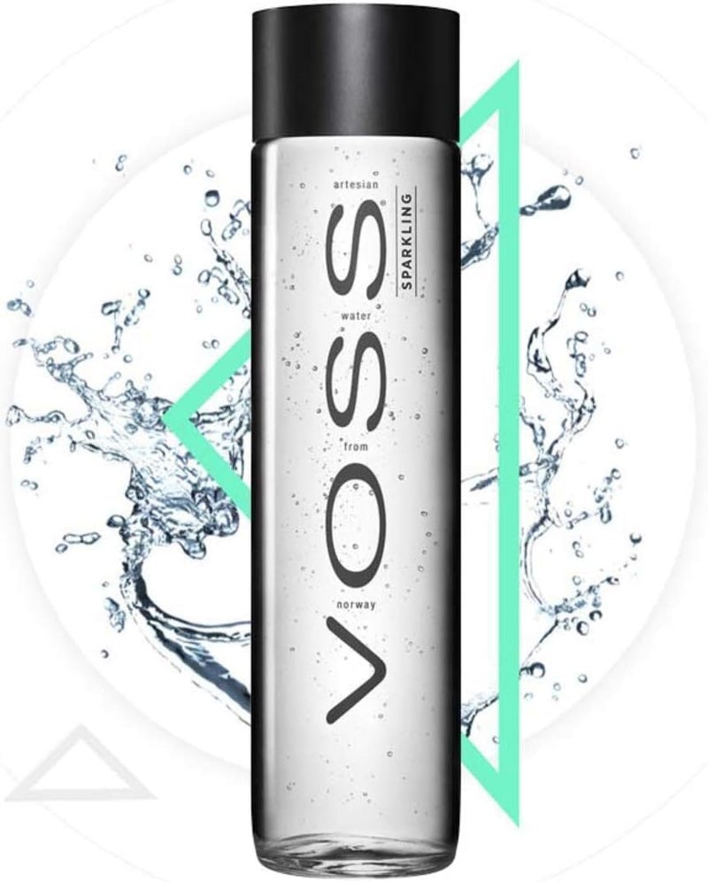Voss Carbonated Sparkling Natural Mineral Water in Glass Bottle, 800 ml - Image 3